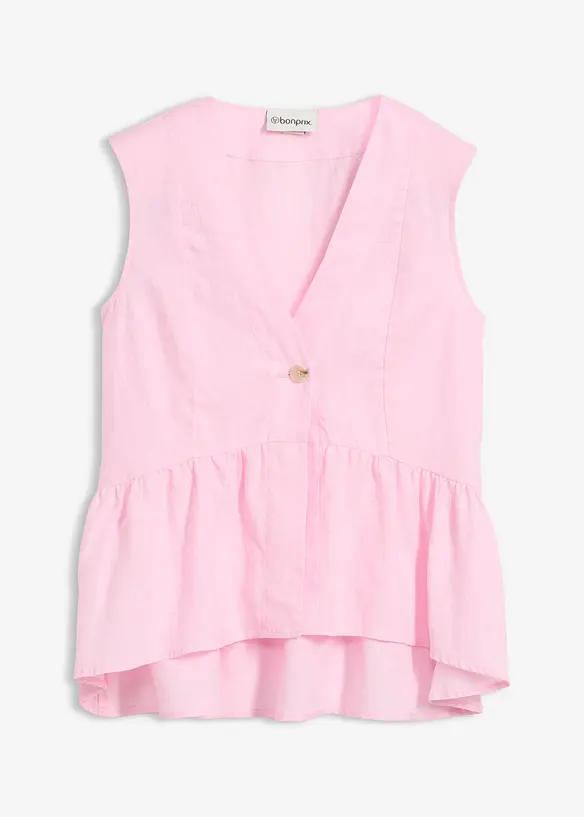 Gilet in puro lino, bonprix