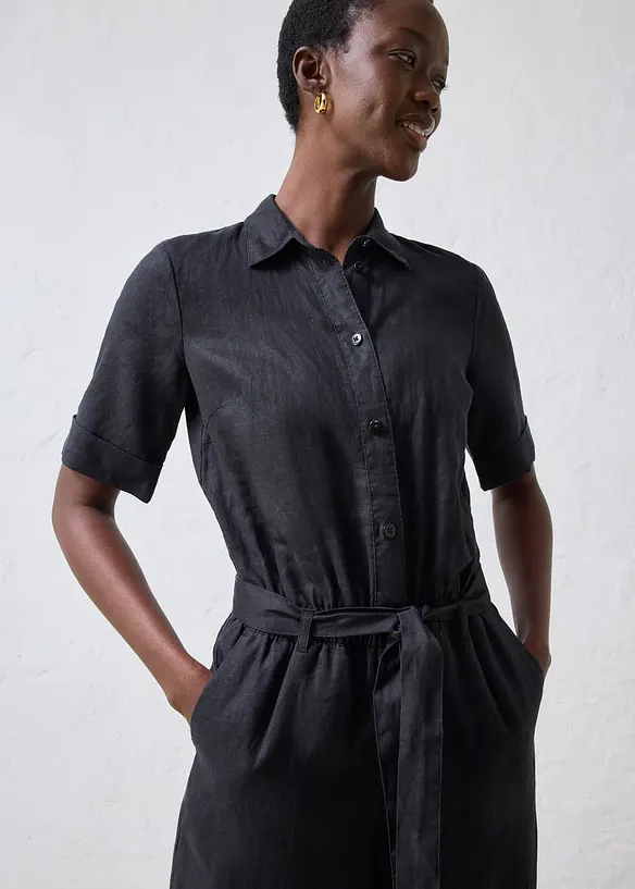 Tuta elegante in puro lino, bonprix