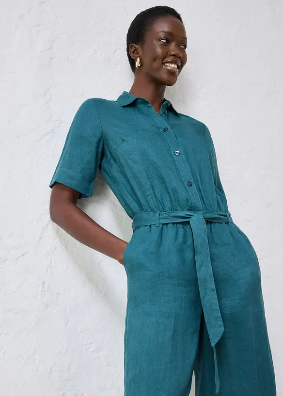 Tuta elegante in puro lino, bonprix