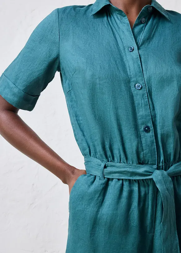 Tuta elegante in puro lino, bonprix