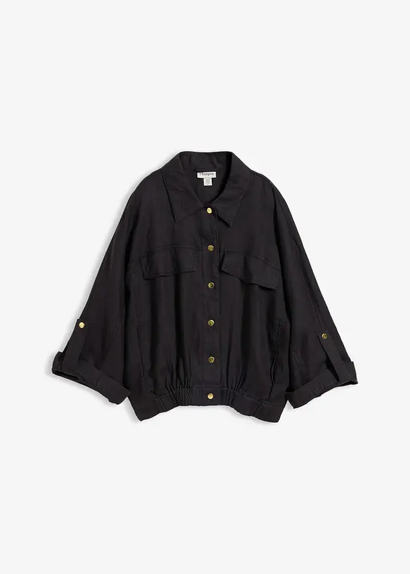 Bomber in puro lino, bonprix