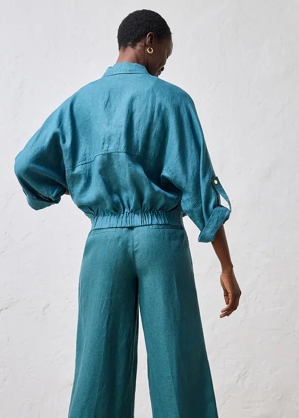 Bomber in puro lino, bonprix