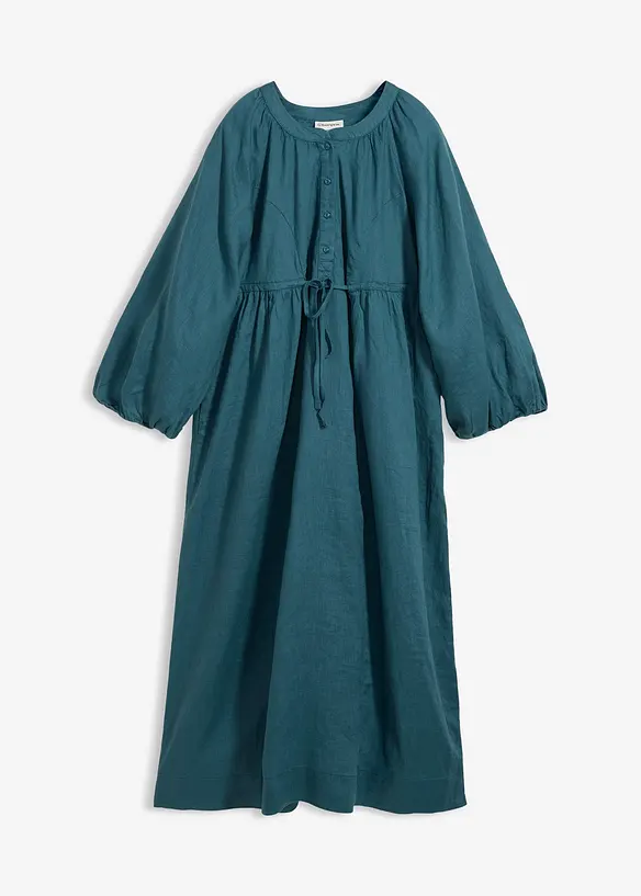 Abito lungo in puro lino, bonprix