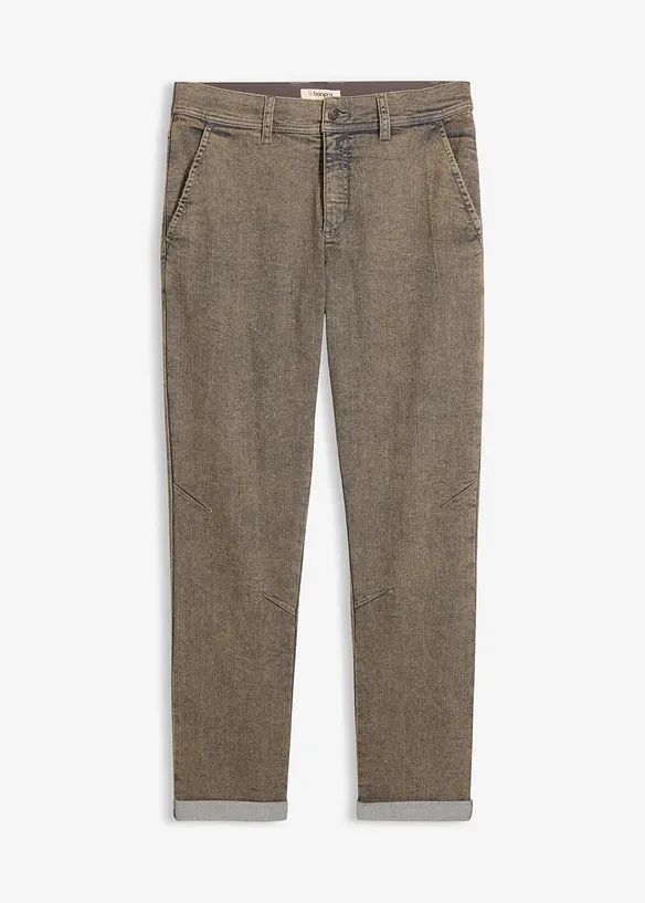 Jeans elasticizzati leggeri comodi in vita, relaxed fit straight, bonprix