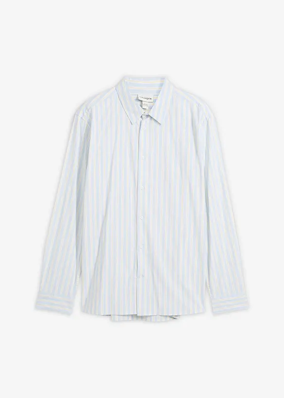 Camicia elegante elasticizzata no stiro, modern fit, bonprix