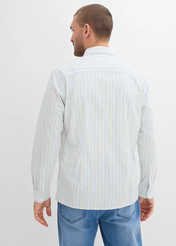 Camicia elegante elasticizzata no stiro, modern fit, bonprix