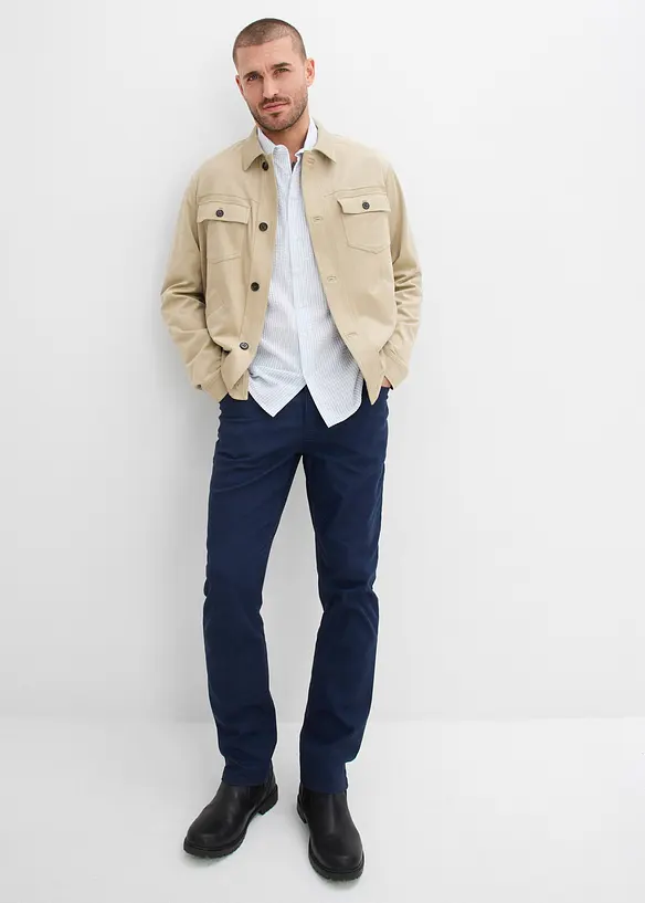 Camicia in seersucker di cotone, regular fit, bonprix