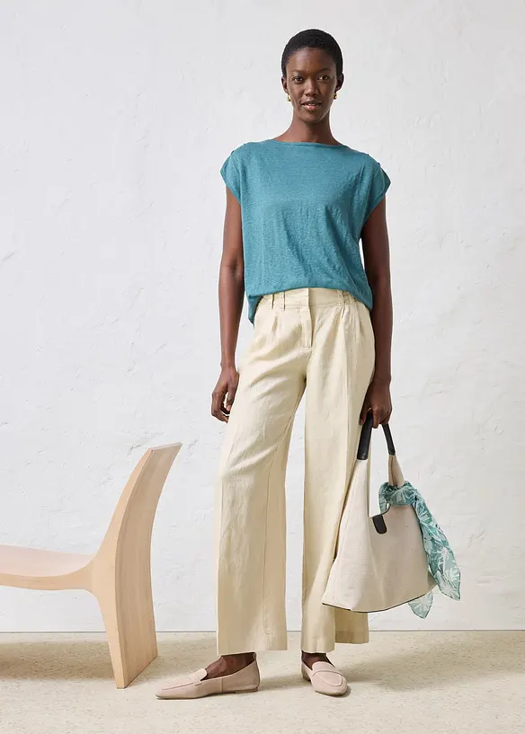 Maglia in puro lino, bonprix