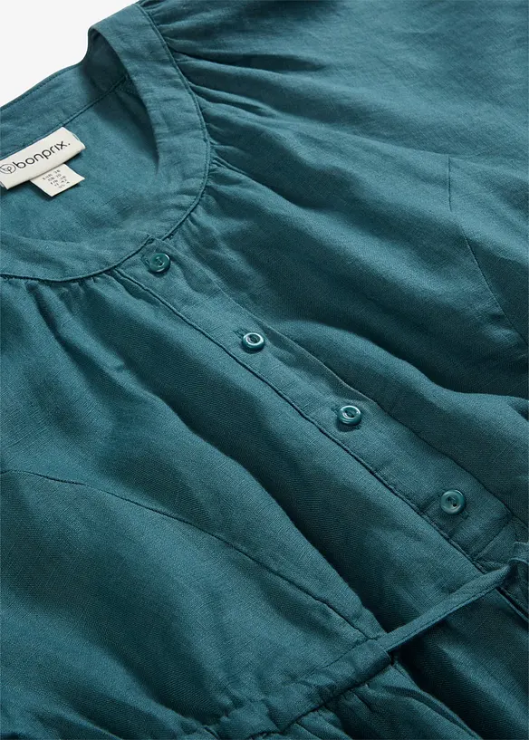 Abito lungo in puro lino, bonprix