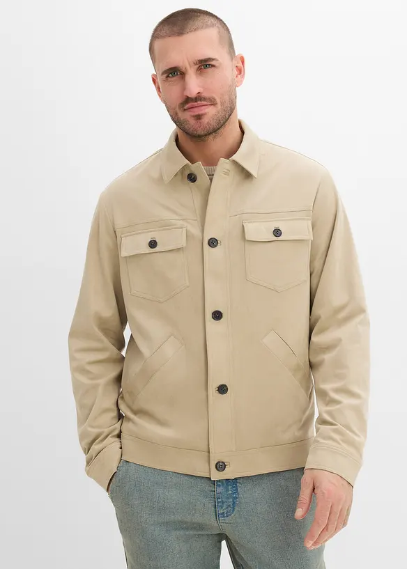 Giacca in similpelle scamosciata, bonprix