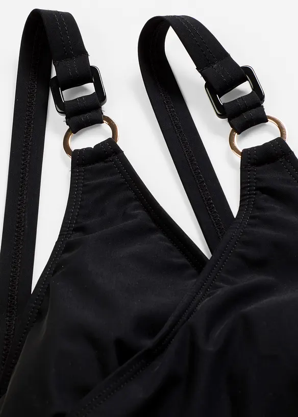 Costume intero incrociato con effetto modellante forte, bonprix