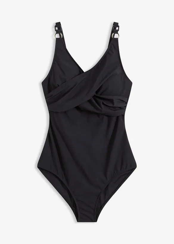 Costume intero incrociato con effetto modellante forte, bonprix