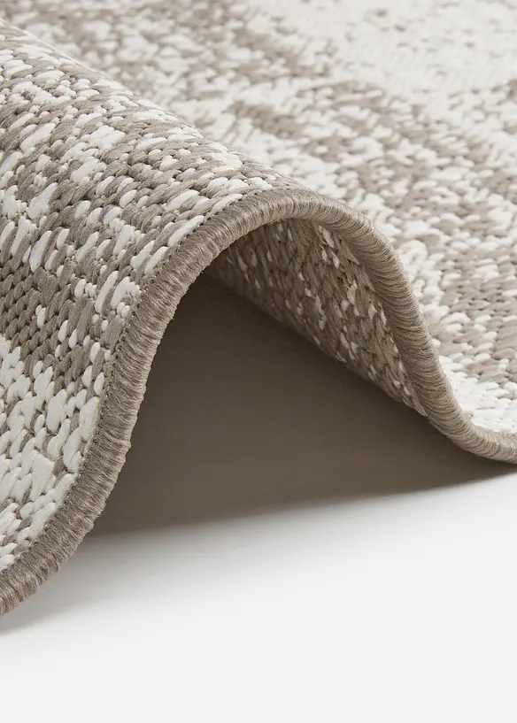 Tappeto double-face da interno ed esterno  con fantasia grafica, bonprix