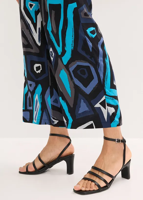 Pantaloni culotte in viscosa fluida, bonprix