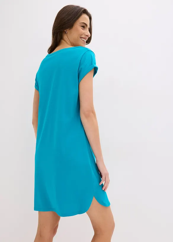 Camicia da notte corta in puro cotone biologico, bonprix