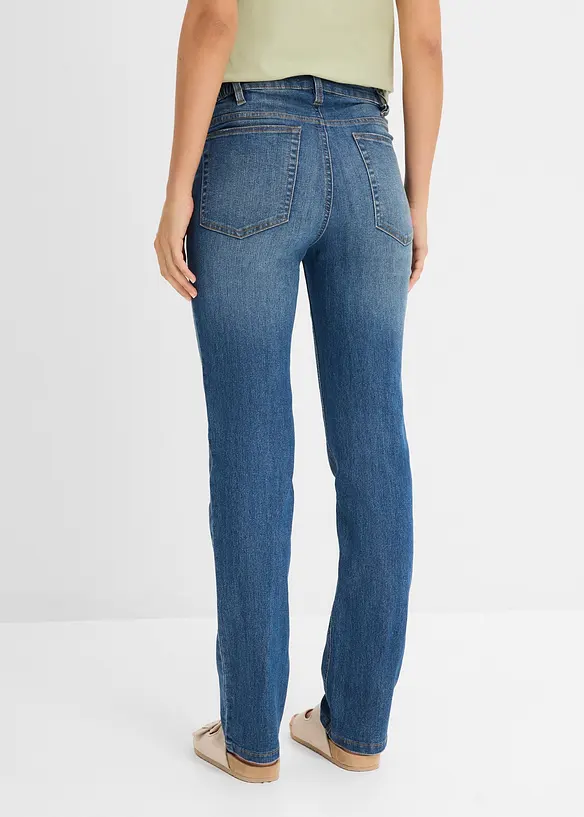 Jeans pr&eacute;maman 2 in 1 da indossare sia prima che dopo il parto, straight, bonprix