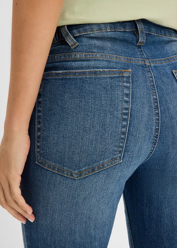 Jeans pr&eacute;maman 2 in 1 da indossare sia prima che dopo il parto, straight, bonprix