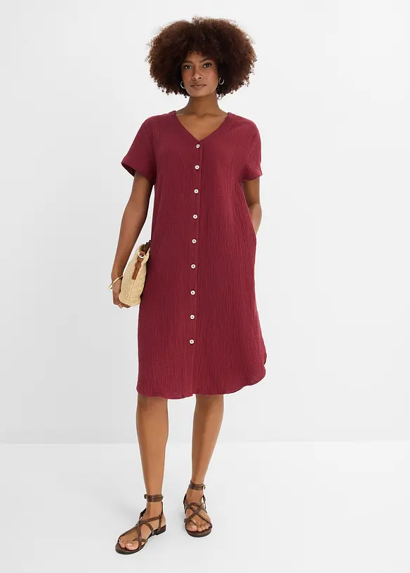 Abito chemisier in soffice mussola, bonprix