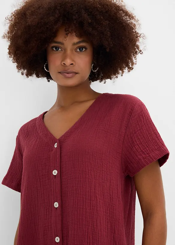 Abito chemisier in soffice mussola, bonprix