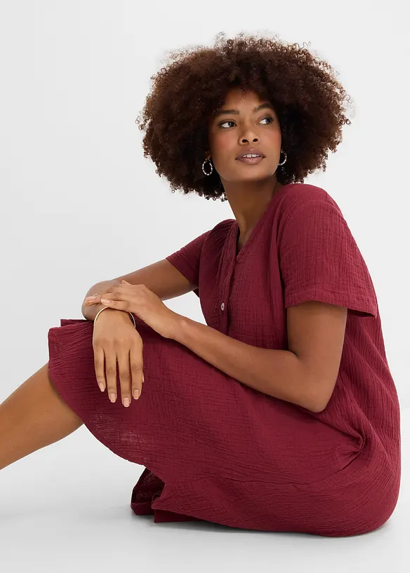 Abito chemisier in soffice mussola, bonprix