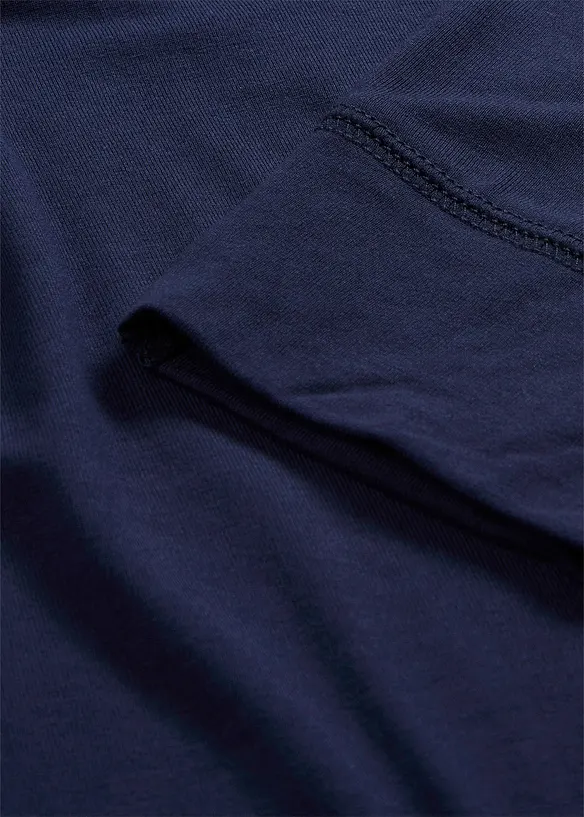 Maglia lunga a maniche  lunghe con viscosa, bonprix