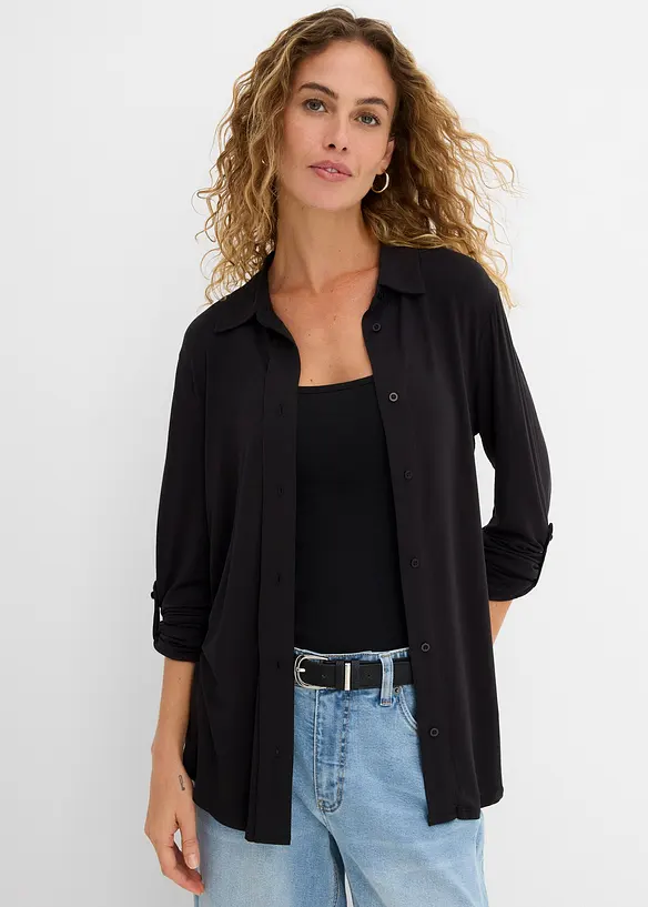 Camicetta lunga in jersey, bonprix