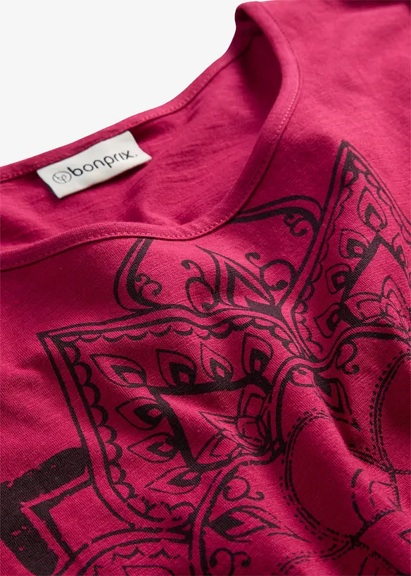 T-shirt in filato fiammato, bonprix