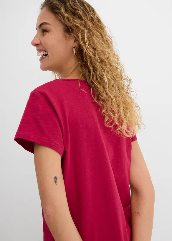 T-shirt in filato fiammato, bonprix