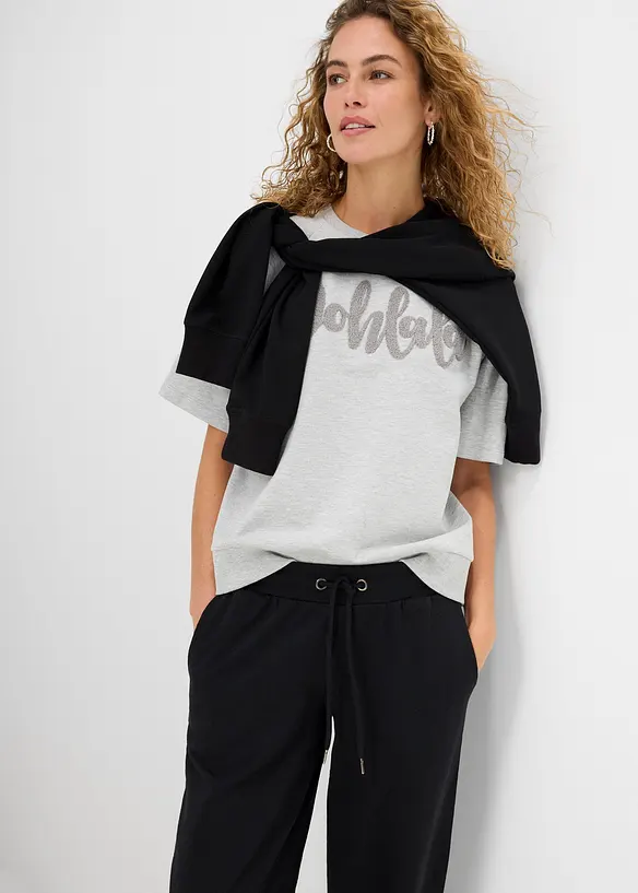 Pantaloni da jogging con elastico alla caviglia, bonprix