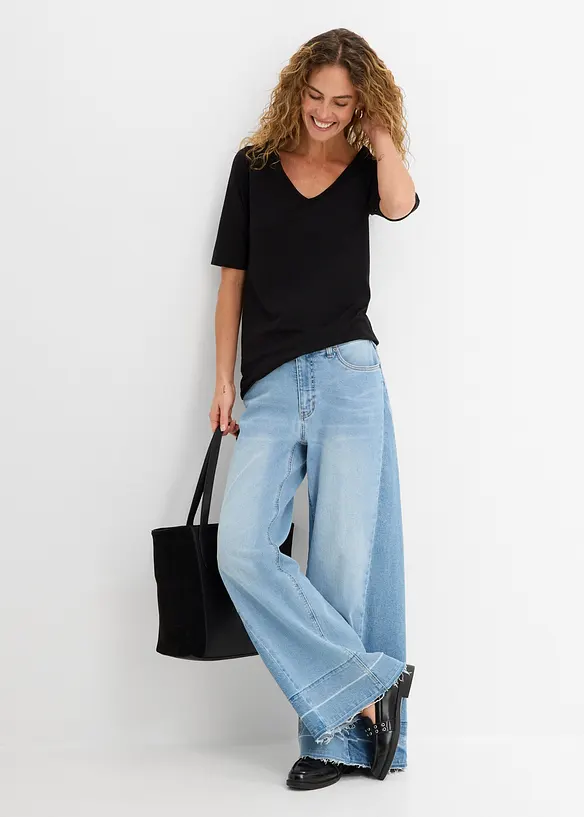 Maglia lunga aderente, bonprix