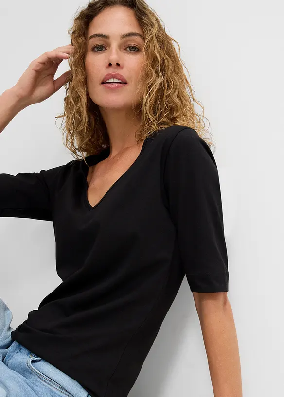 Maglia lunga aderente, bonprix