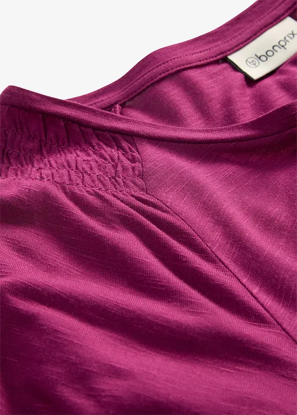 Maglia in filato fiammato con maniche ad aletta, bonprix