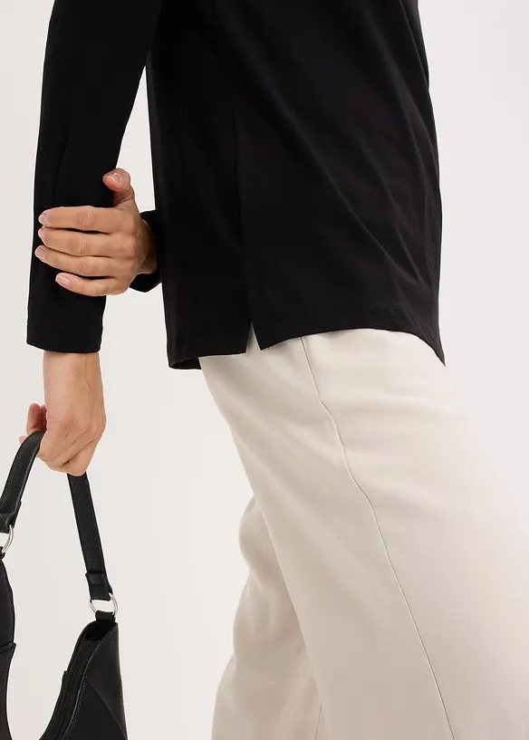 Maglia a maniche lunghe con occhielli, bonprix