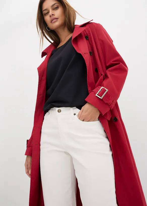 Mom jeans lunghi, vita media, bonprix