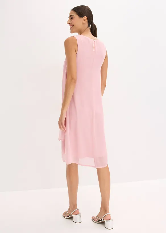 Abito in chiffon con applicazione di strass, bonprix