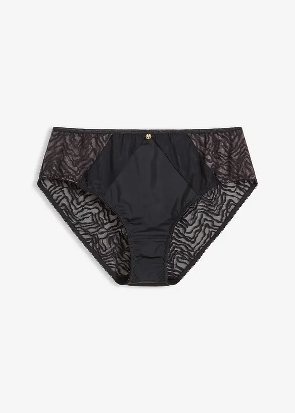 Slip alto con mesh, bonprix