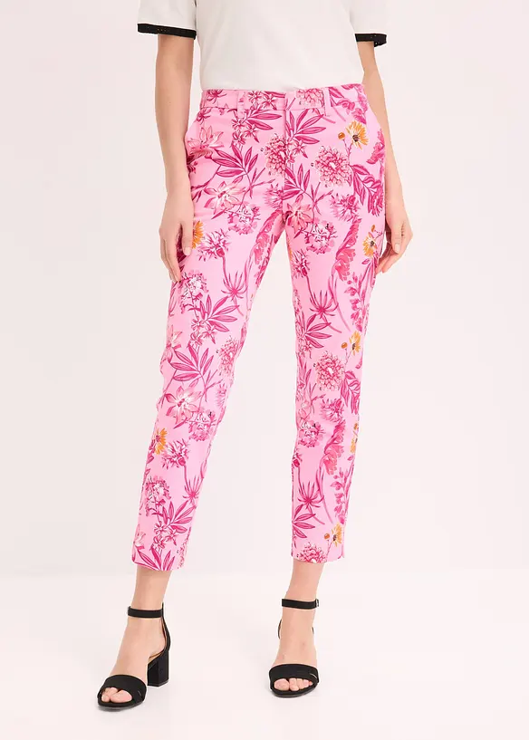 Pantaloni cropped elasticizzati, bonprix