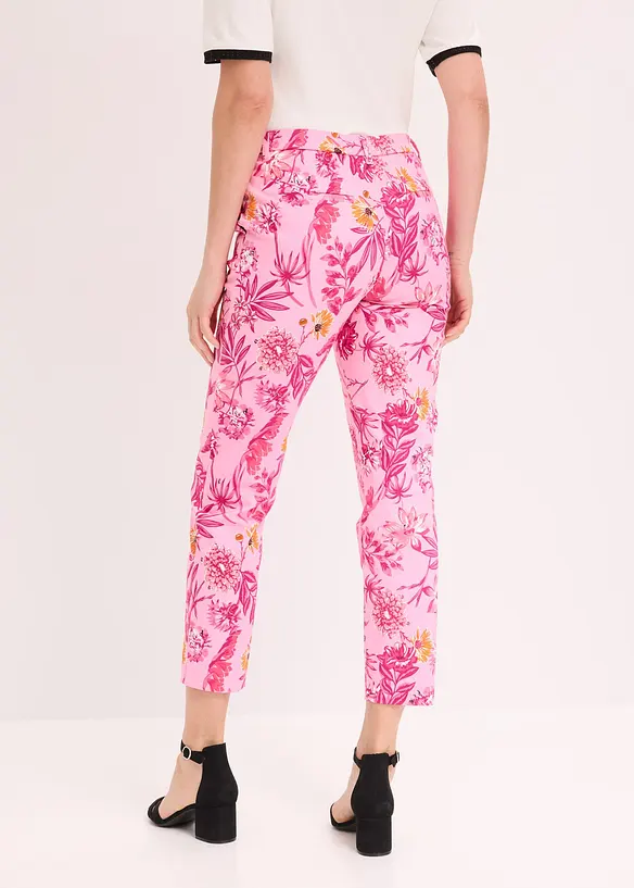 Pantaloni cropped elasticizzati, bonprix