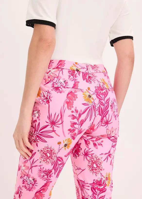 Pantaloni cropped elasticizzati, bonprix