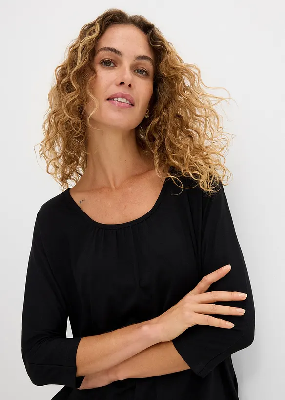 Maglia oversize in misto viscosa, bonprix