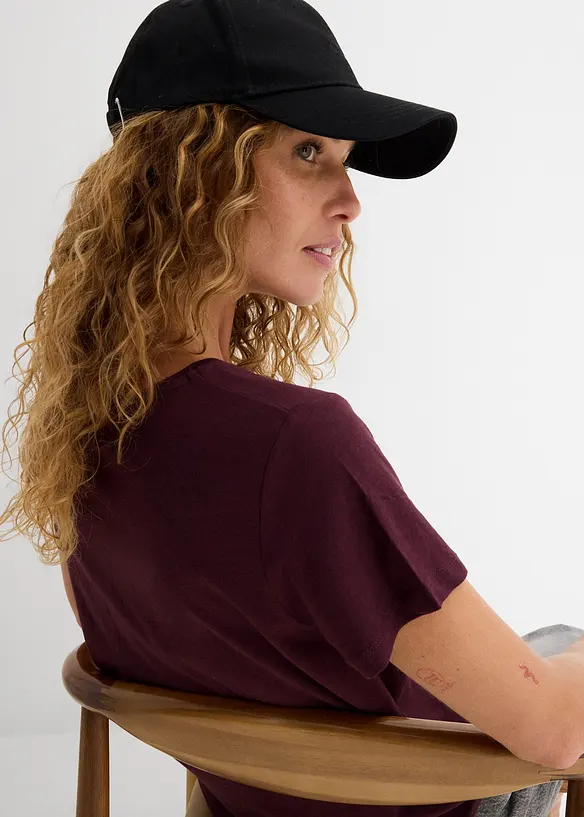 T-shirt con bottoni, bonprix