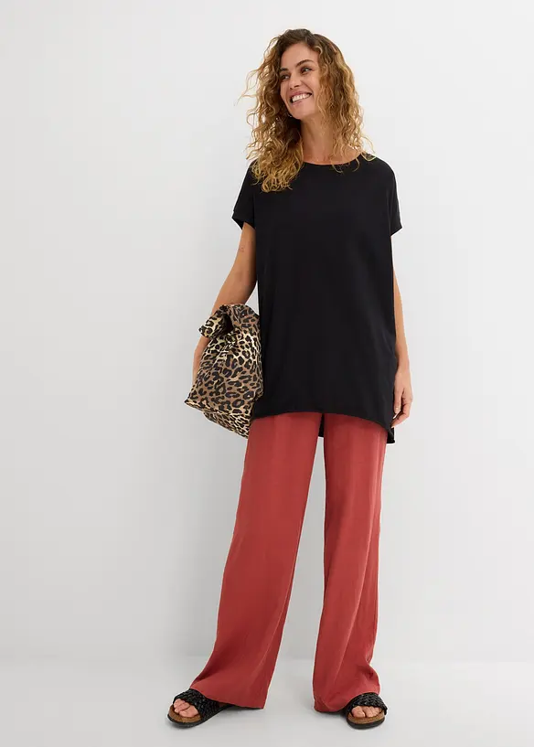 Maglia lunga in puro cotone, bonprix