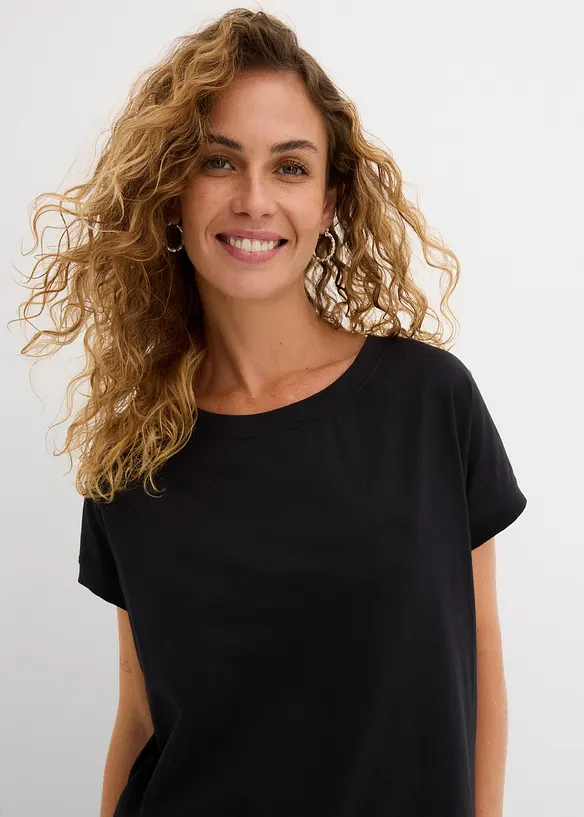 Maglia lunga in puro cotone, bonprix