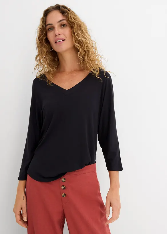 Maglia in misto viscosa fluente, bonprix