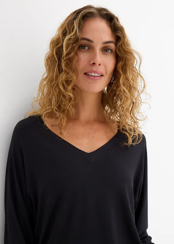 Maglia in misto viscosa fluente, bonprix