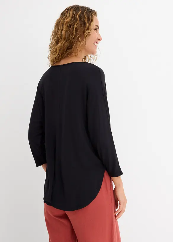 Maglia in misto viscosa fluente, bonprix