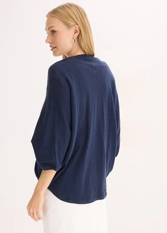 Cardigan in filato fine di puro cotone, bonprix