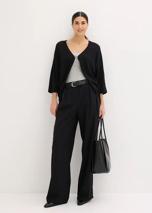 Cardigan in filato fine di puro cotone, bonprix