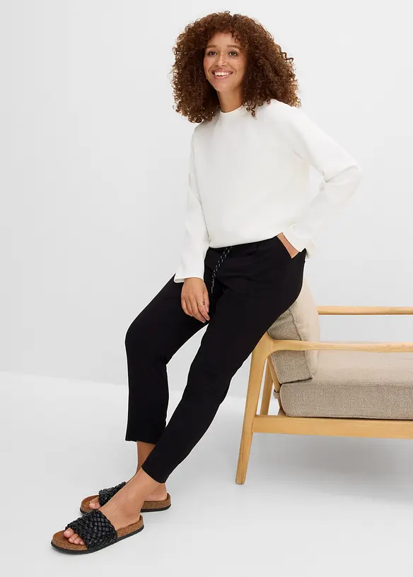 Pantaloni sportivi in viscosa, lunghezza 7/8, bonprix