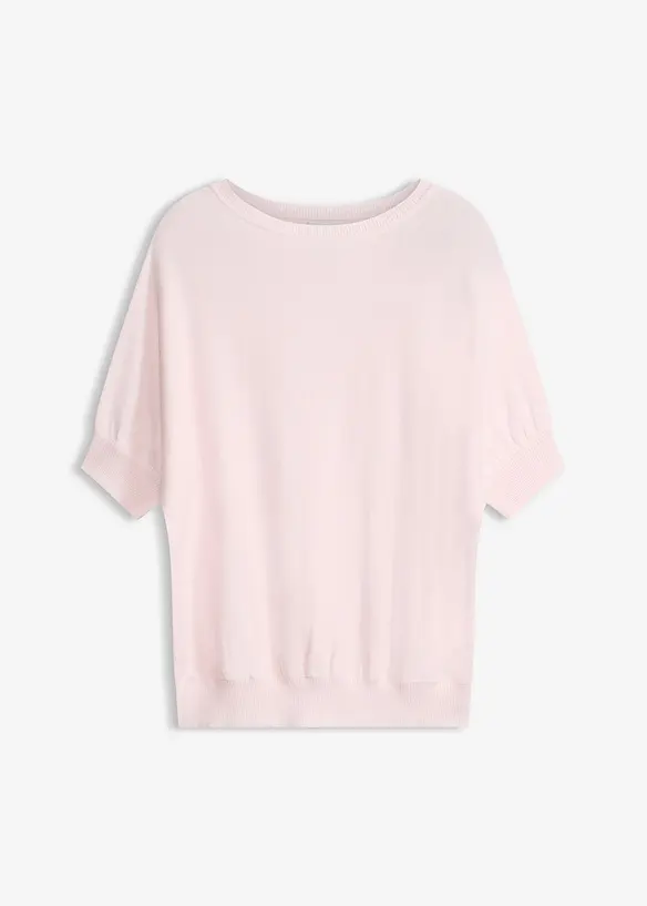 Maglione in filato fine di misto cotone, bonprix